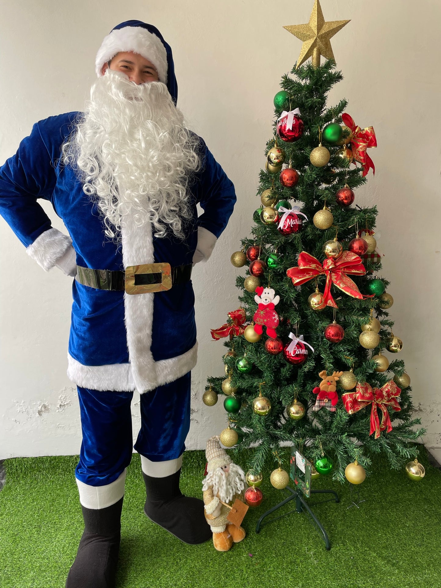 Papa Noel Premiun Azul