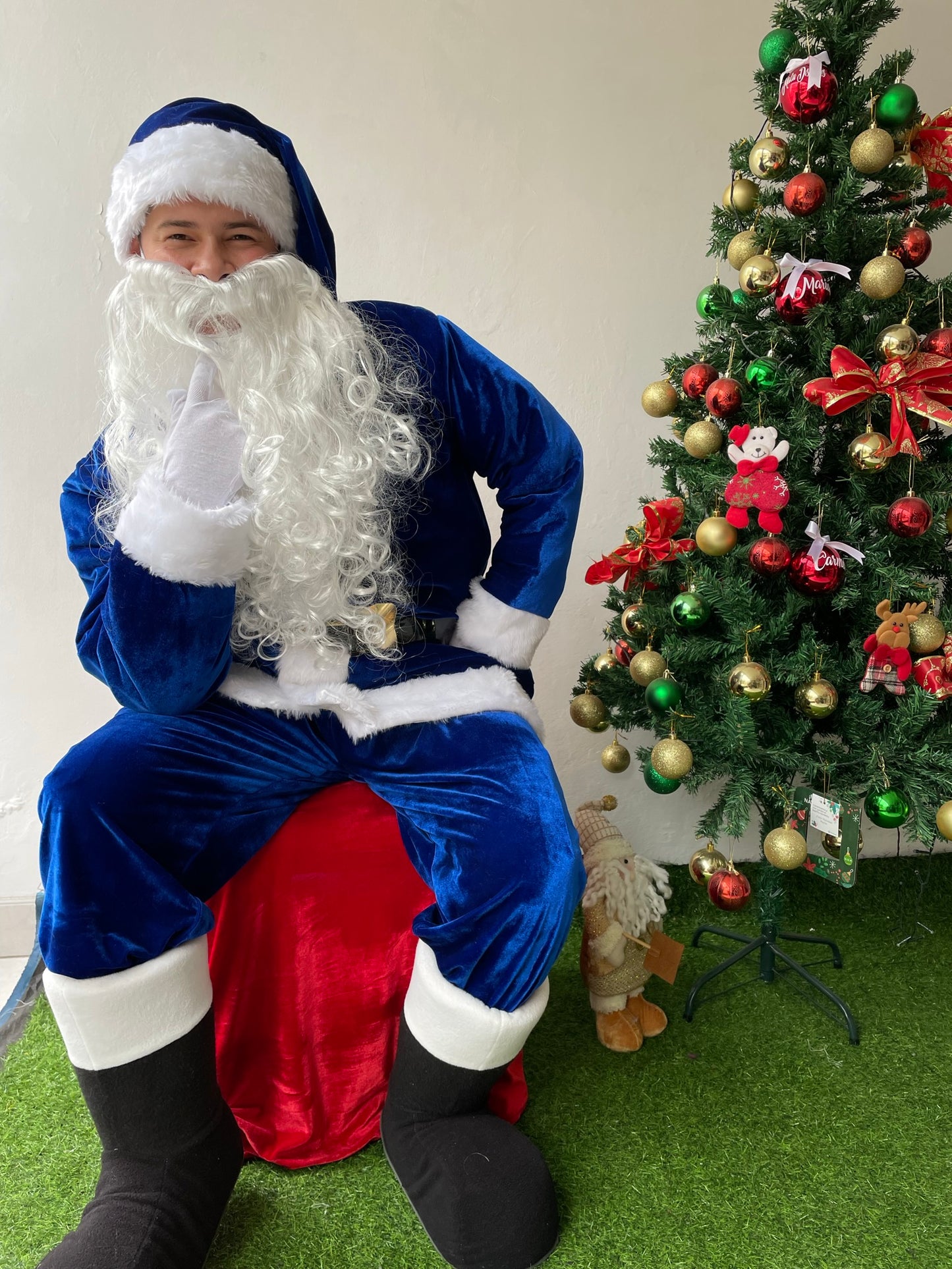 Papa Noel Premiun Azul