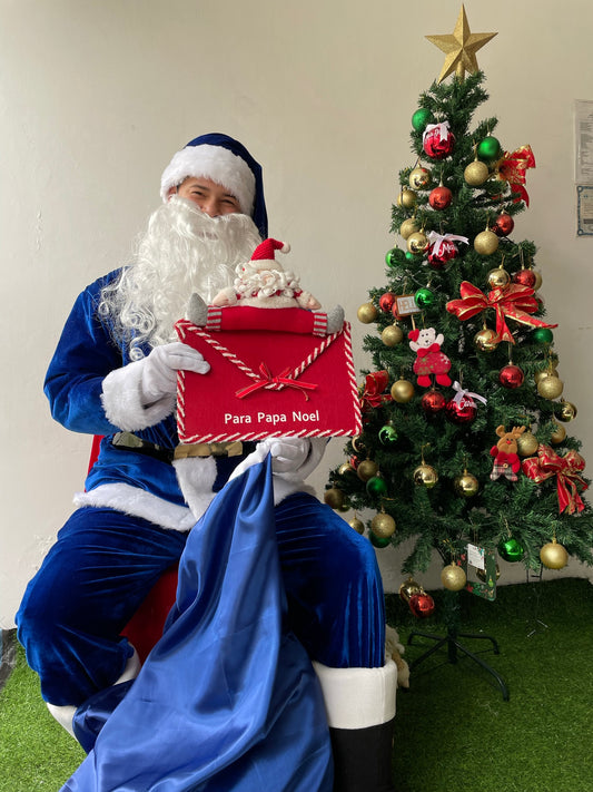 Papa Noel Premiun Azul